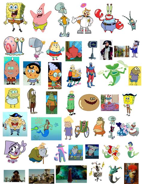 forgotten spongebob characters